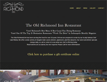 Tablet Screenshot of oldrichmondinn.com